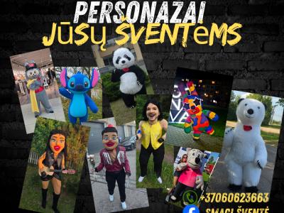 Personažai jūsų šventei