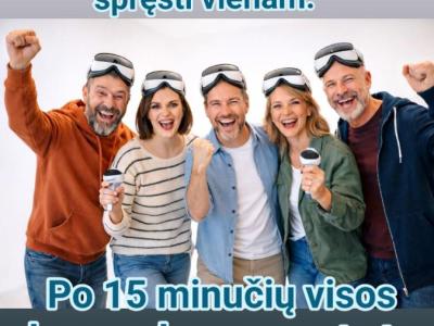 Virtualūs pabėgimo kambariai šeimoms