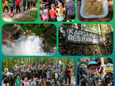 Linksmosios pratybos kolektyvams