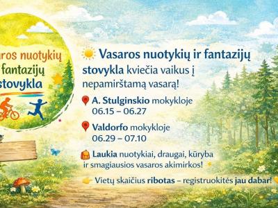 Vasaros nuotykių ir fantazijų stovykla 