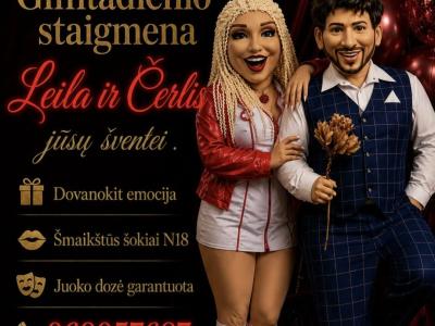 Muzikinis sveikinimas Švenčių mergaitė Leila