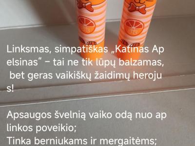 Vaikiškas lūpų balzamas 