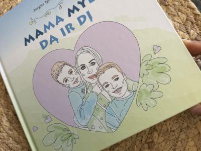 Eiliuota pasaka pradedantiesiems skaityti: MAMA MYLI DĄ IR DĮ